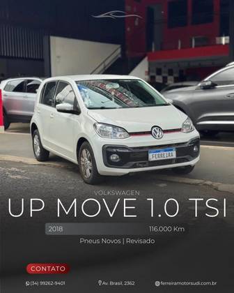 VOLKSWAGEN UP 1.0 TSI MOVE UP 12V FLEX 4P MANUAL